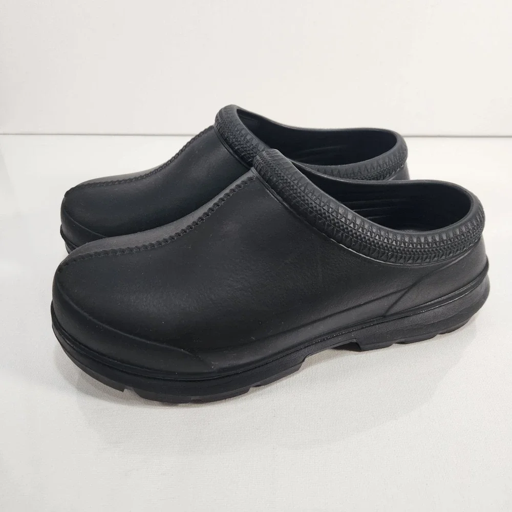 UGG Tasman X Womens Clog  Size 9 Black Removeable Sock Slip On Shoe Rain Boots